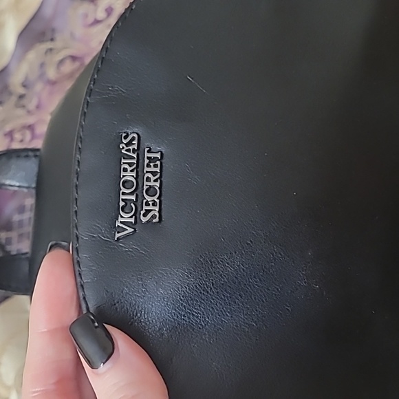 Victoria's Secret Black mini backpack with gold sequins & silver studs - Picture 6 of 11